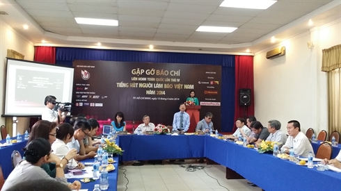 Festival national de chant des journalistes du Vietnam 2014