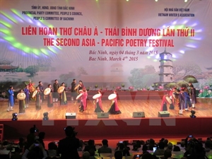 Le 2e Festival de la poésie d'Asie-Pacifique à Bac Ninh