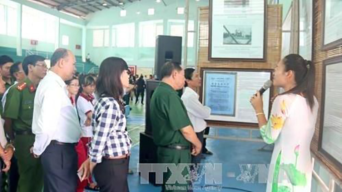 Exposition "Hoàng Sa, Truong Sa du Viet Nam - les preuves historiques et juridiques" à Binh Thuân