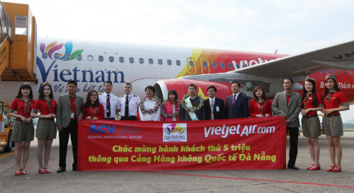 Đà Nẵng đón 5 triệu hành khách năm 2014