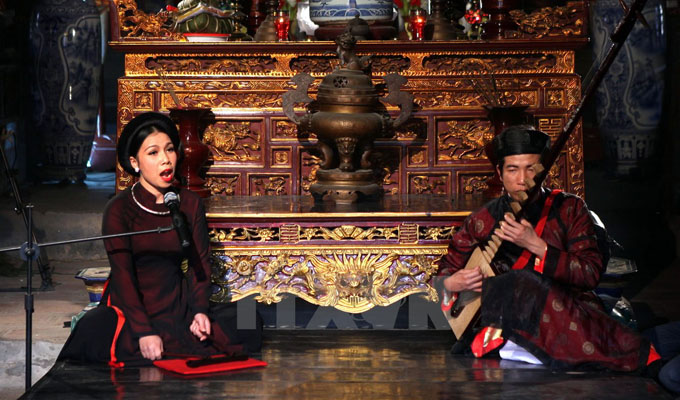 Renaissance du chant «cửa đình » à la maison communale Hàng Kênh