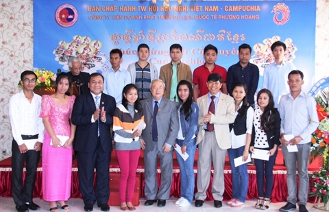 Des étudiants cambodgiens au Vietnam accueillent la fête Chol Chnam Thmay