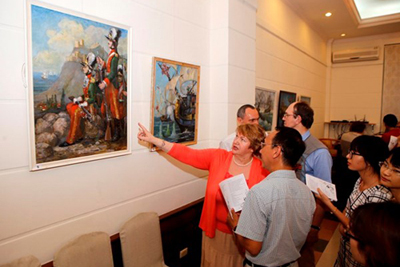 Vernissage de l'exposition "La Russie - ma Patrie" à Hanoi
