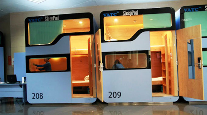 Khai trương dịch vụ hộp ngủ tại nhà ga T2 sân bay quốc tế Nội Bài (Hà Nội)