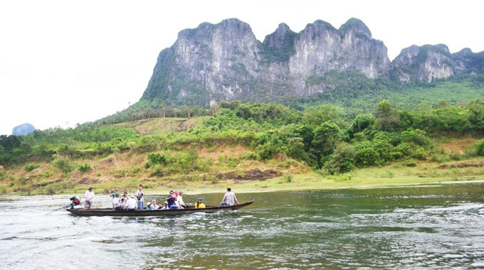 Quảng Bình khảo sát thành công tuyến du lịch mới trên sông Long Đại