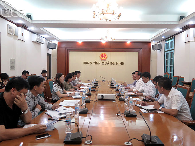 Tổng cục trưởng Nguyễn Văn Tuấn làm việc với UBND tỉnh Quảng Ninh