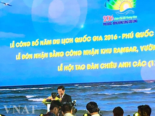 Kien Giang: Cérémonie de lancement de l’Année «Visite du Viet Nam 2016»