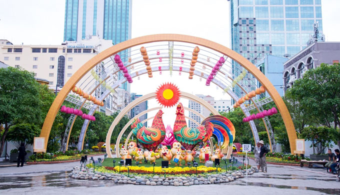 À Hô Chi Minh-Ville, la rue florale Nguyên Huê sera ouverte jusqu’au 1er février