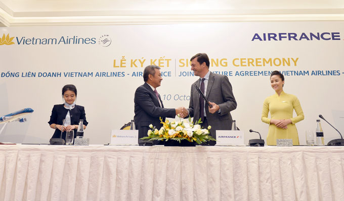 Vietnam Airlines et Air France renforcent la coopération bilatérale