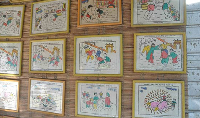 Les estampes populaires du Têt du village de Sinh, à Huê