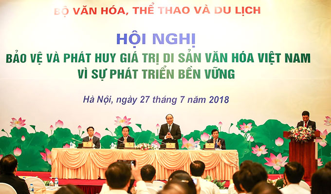 Thủ tướng Nguyễn Xuân Phúc: “Bảo vệ và phát huy di sản là nhiệm vụ của toàn thể cộng đồng xã hội”