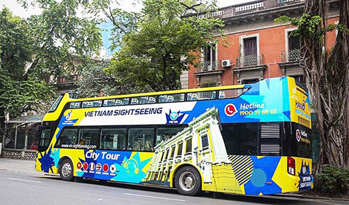 Cơ hội trải nghiệm xe bus hai tầng miễn phí tham quan Thủ đô