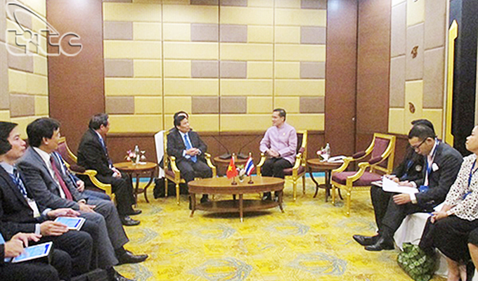Bộ trưởng Nguyễn Ngọc Thiện gặp mặt song phương với Bộ trưởng Du lịch và Thể thao Thái Lan