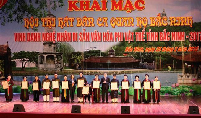 Bac Ninh honore 47 artisans du patrimoine culturel immatériel