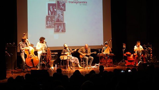 "Les Transplantés", un concert international de musique fusion