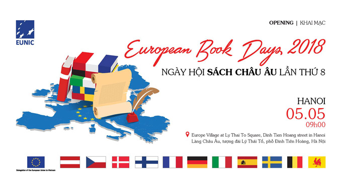 Bientôt la Journée des livres européens 2018 à Ha Noi et à Hô Chi Minh-Ville