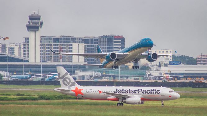 Vietnam Airlines và Jetstar Pacific tăng tần suất các chuyến bay nội địa 