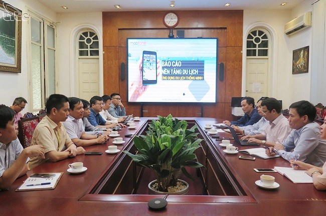 Phó Tổng cục trưởng Nguyễn Lê Phúc làm việc với Mobifone về ứng dụng nền tảng số trong du lịch
