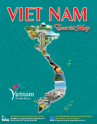 Tờ gấp bản đồ du lịch Việt Nam “Viet Nam Tourist Map 2017”