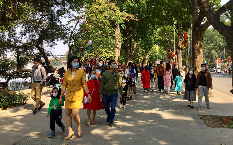 Hà Nội đón 122 nghìn lượt khách trong dịp Tết Nguyên đán