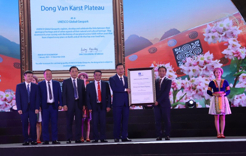 Dong Van Karst Plateau recognised as UNESCO Global Geopark for third time