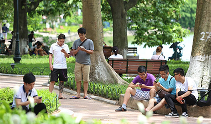 Ha Noi installe le wifi gratuit autour du lac Hoàn Kiêm