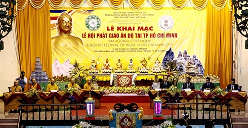 Fête du bouddisme indien à Hô Chi Minh-Ville