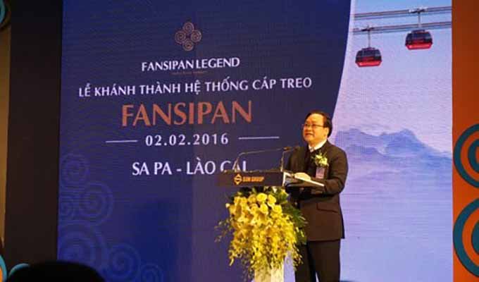 Inauguration du téléphérique Fansipan-Sa Pa