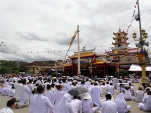 Tây Ninh : fête Diêu Tri au Saint-Siège du caodaïsme
