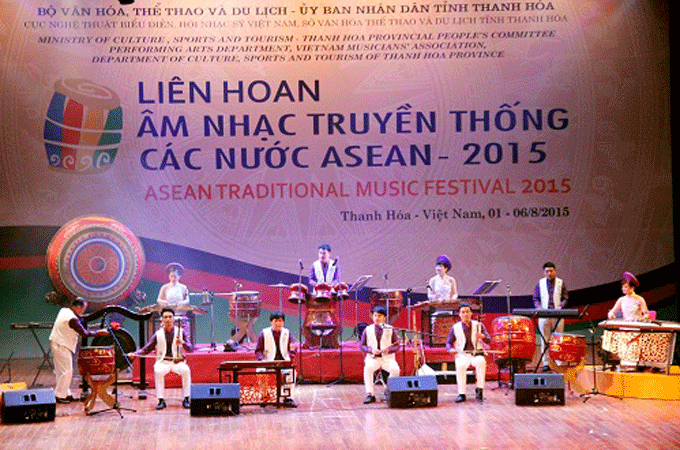 Ouverture du festival de musique traditionnelle des pays de l'ASEAN