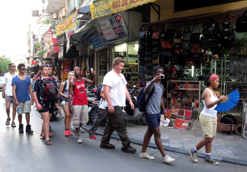 Hanoi a accueilli trois millions de touristes étrangers en 2014