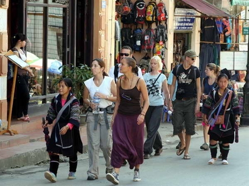 Hausse du nombre de touristes à Lào Cai