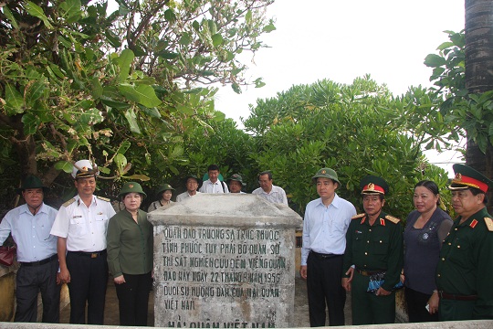 Des bornes sur l’archipel de Truong Sa reconnues vestiges historiques nationaux 
