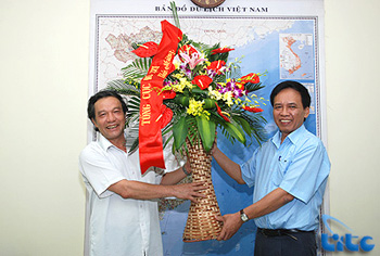 Lãnh đạo Tổng cục Du lịch chúc mừng các đơn vị nhân ngày Báo chí Cách mạng Việt Nam