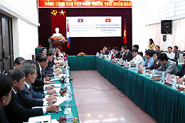 Điện Biên tăng cường xúc tiến thương mại, du lịch với Lào