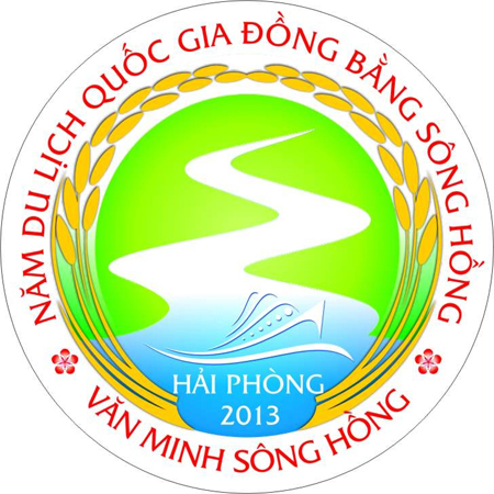 Biểu trưng (Logo) của Năm Du lịch quốc gia Đồng bằng sông Hồng – Hải Phòng 2013
